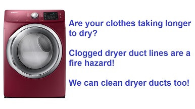 dryer vent cleaning in the Grand Rapids MI - Western Michigan area